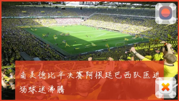 南美德比半决赛阿根廷巴西队医进场球迷沸腾